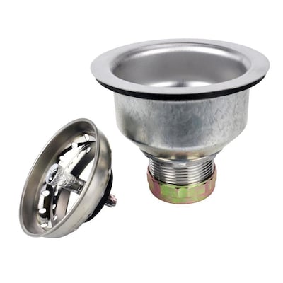 Keeney 3.5-in Stainless Steel Rust Resistant Strainer Basket with Basket Included