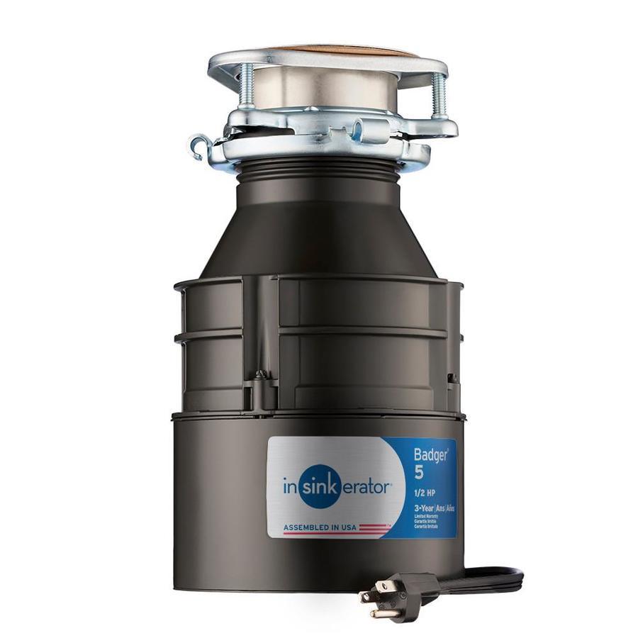 InSinkErator Badger 5 Series 1/2-HP Continuous Feed Garbage Disposal