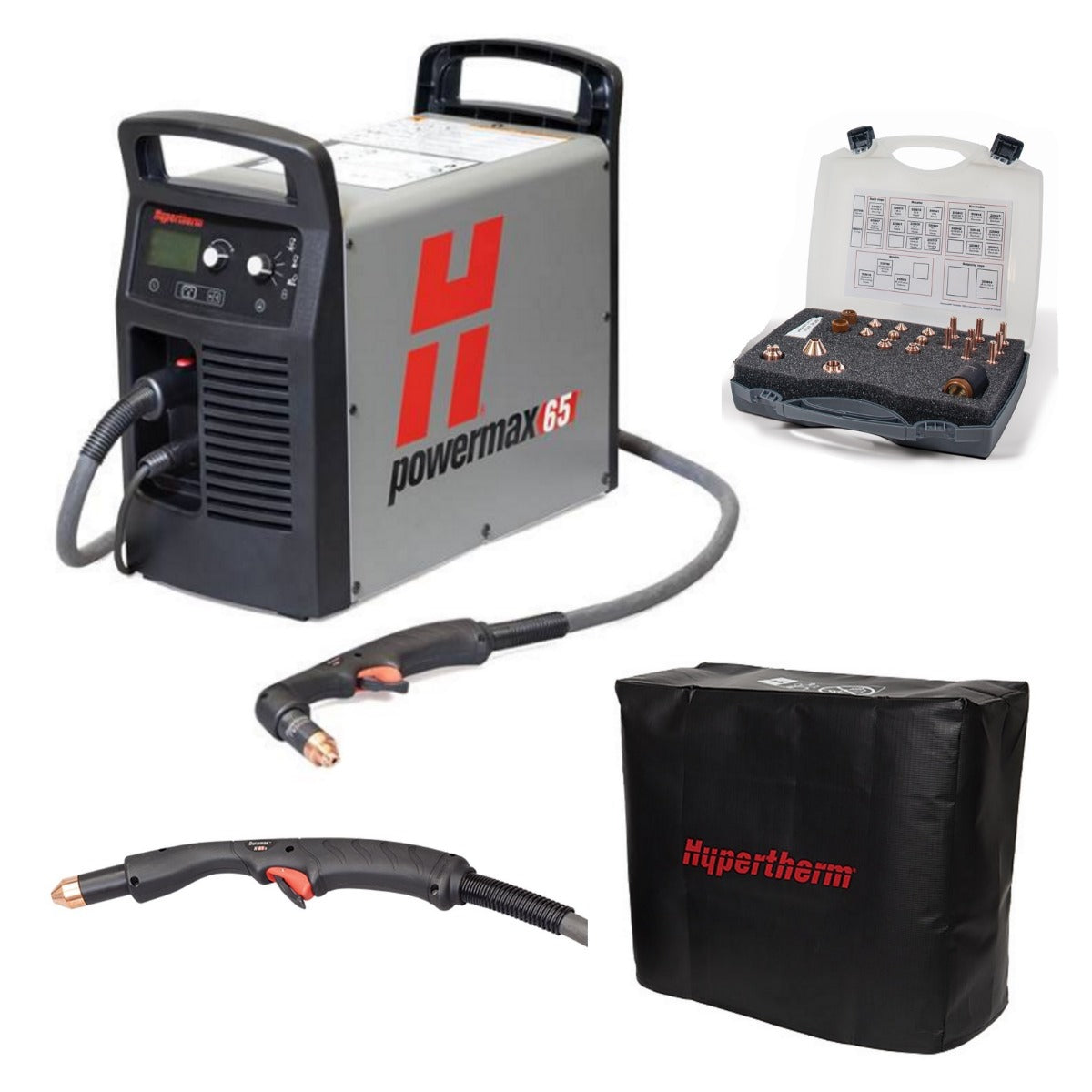 Hypertherm Powermax 65 w/CPC 25ft 75° and 15° Hand Torch Pkg (083307)