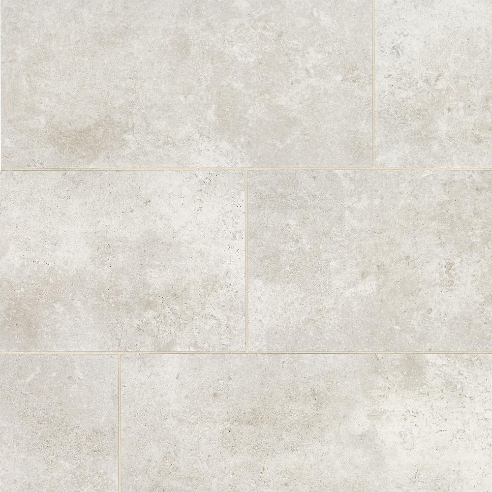 Daltile Roswell Gray 12 in. x 24 in. Glazed Porcelain Floor and Wall Tile (15.6 sq. ft./Case)