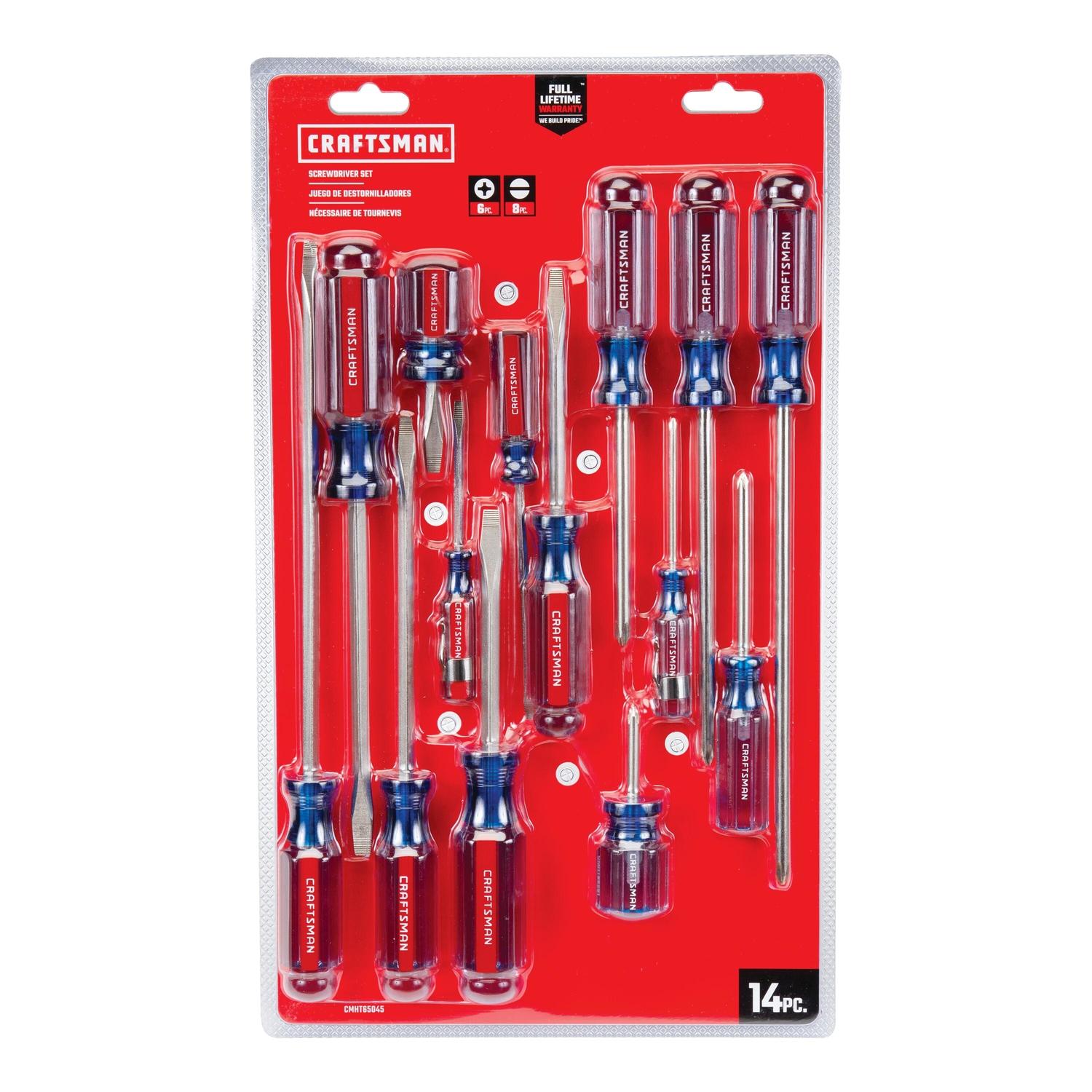 Craftsman 14-Piece Multi-Bit Screwdriver Set - Durable and Comfortable