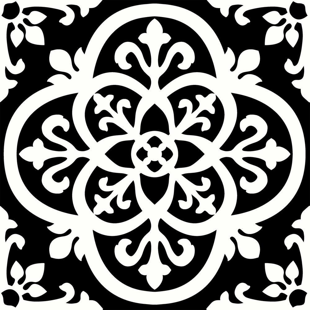 FloorPops Gothic Peel and Stick Floor Tiles 12 in. x 12 in. (20 Tiles, 20 sq. ft.)