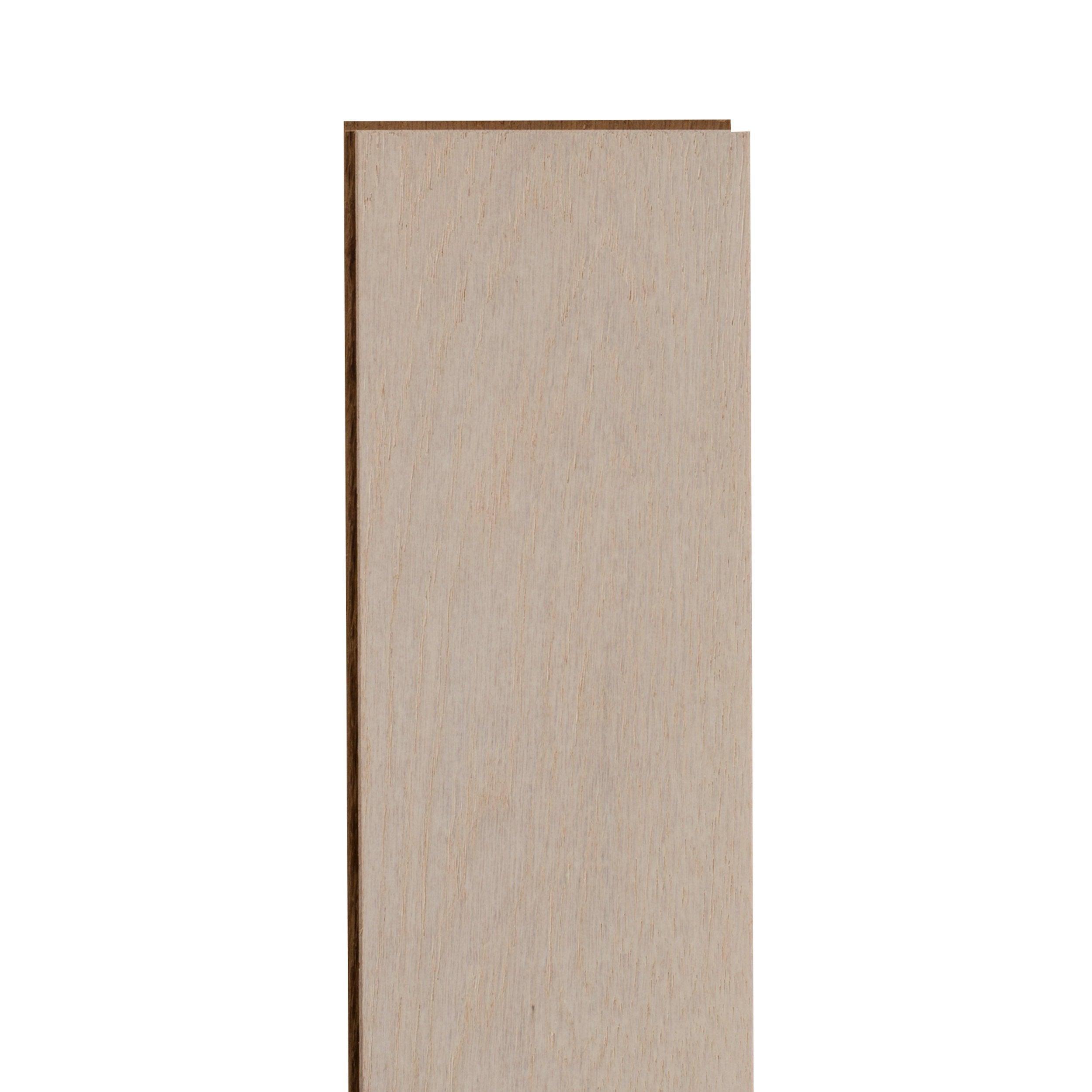 Farmhouse White Oak Wire Brushed Solid Hardwood