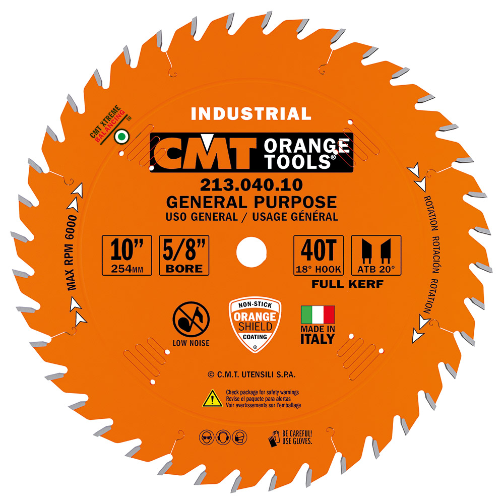 CMT 213.040.10 – GENERAL BLADE 10″x40 5/8″ BORE