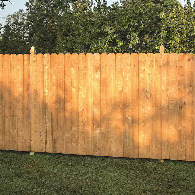Severe Weather 6-ft H x 8-ft W Pressure Treated Spruce Pine Fir Dog Ear Wood Fence Panel