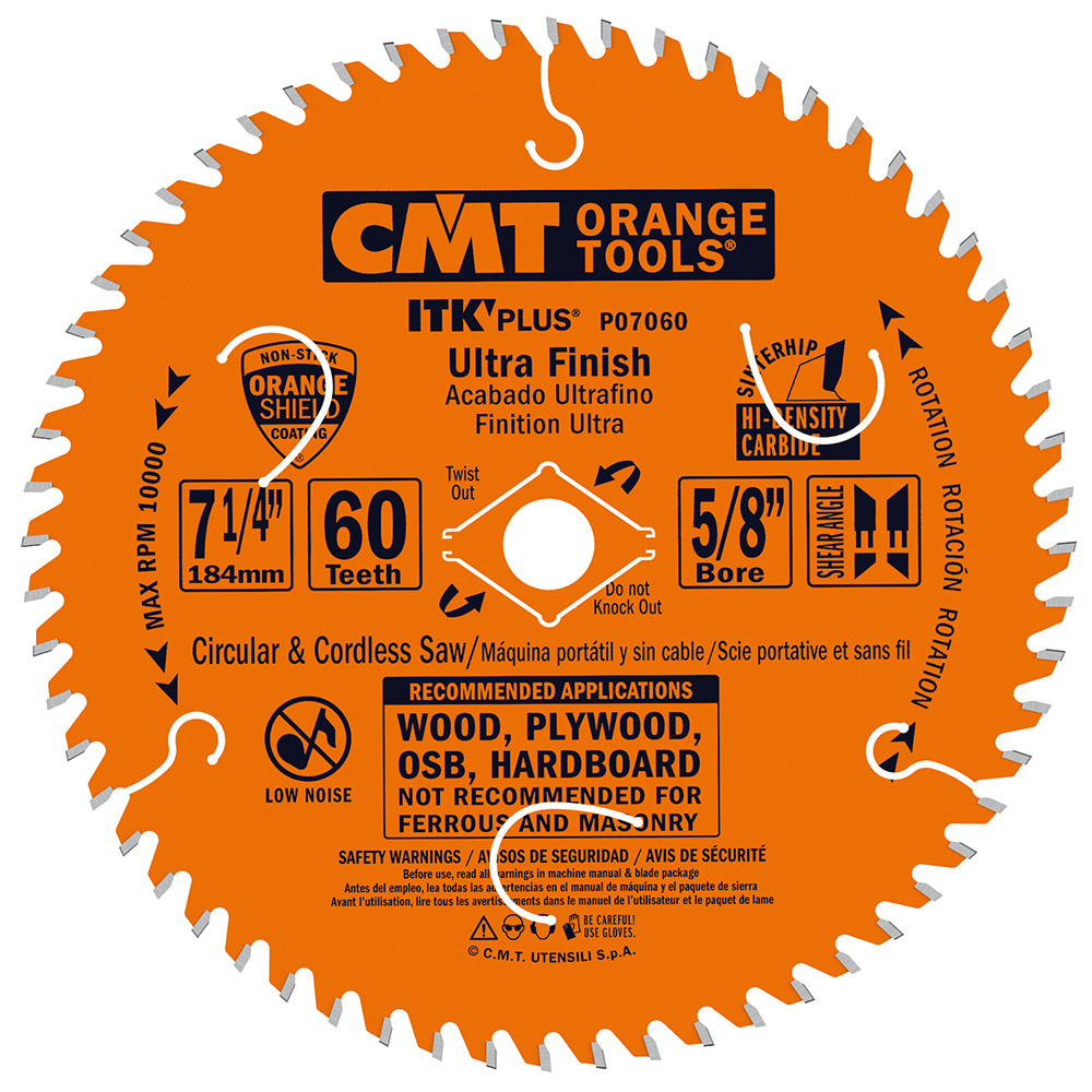 Itk-Plus® Ultra Finish 6-1/2”X0.067”X0.039”X5/8” T=60 Atb+Shear