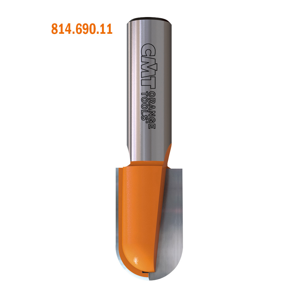 Solid Carbide Round Nose Bit D=1/4” R=1/8” S=1/4”