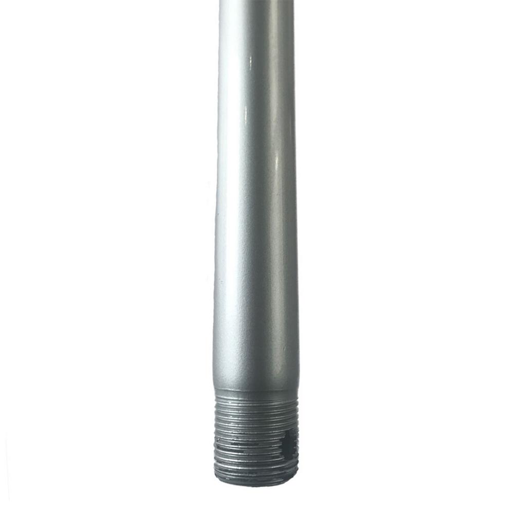 72 in. Automotive Silver Fan Downrod for Modern Forms or WAC Lighting Fans