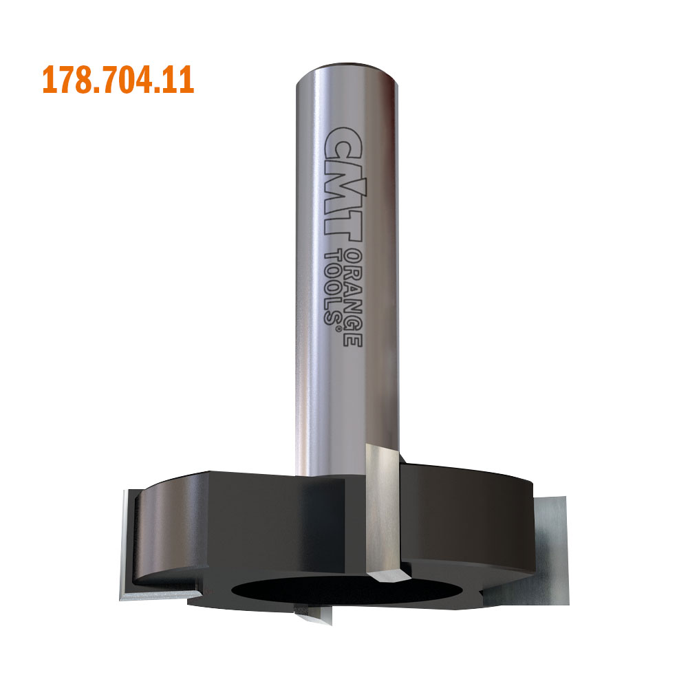 Spoilboard Surfacing Router Cutter D=1”X1/4”X3” S=1/4” Rh