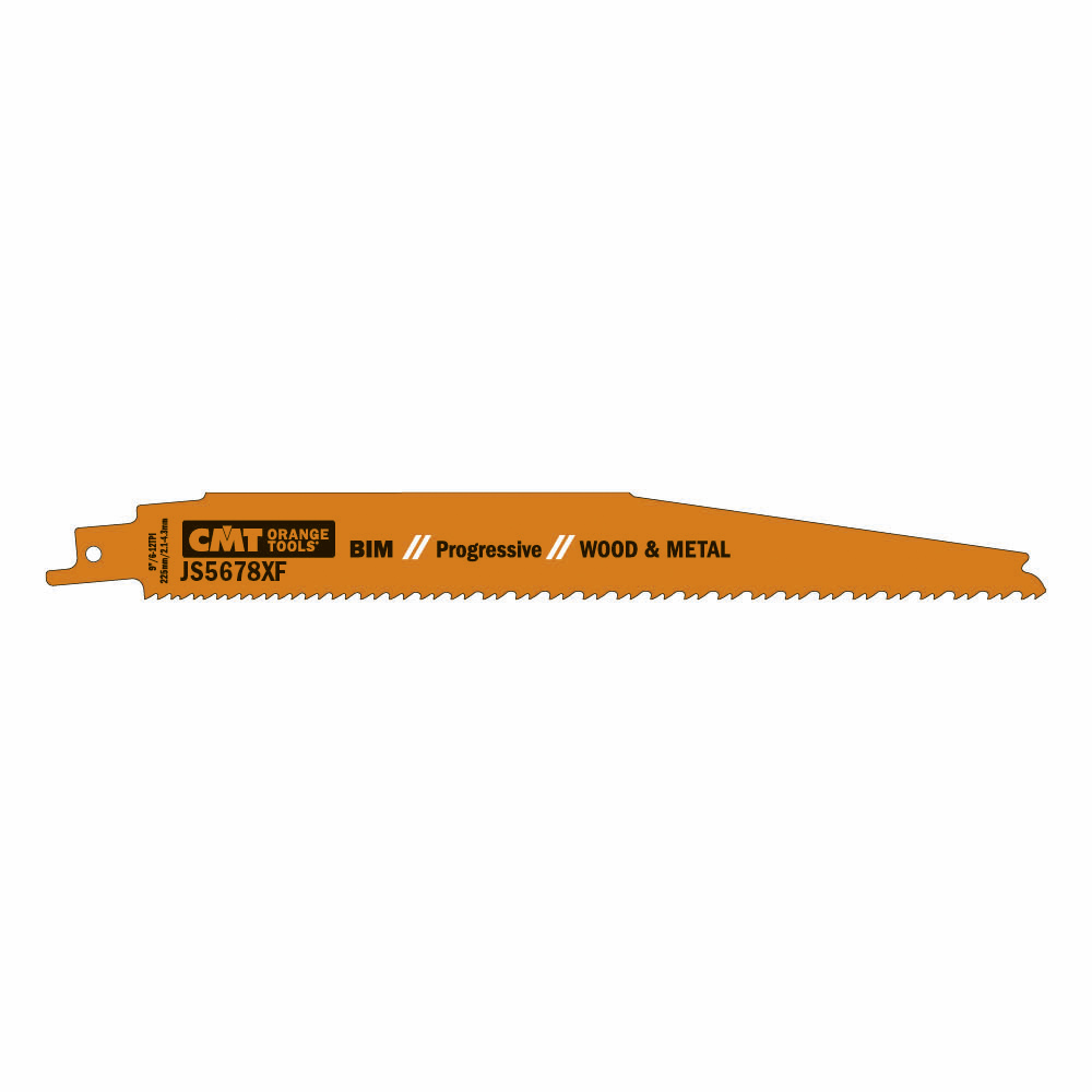 Reciprocating Saw Blades For Wood&Metal (Bim) 9”X 6-12Tpi (20-Pcs.)