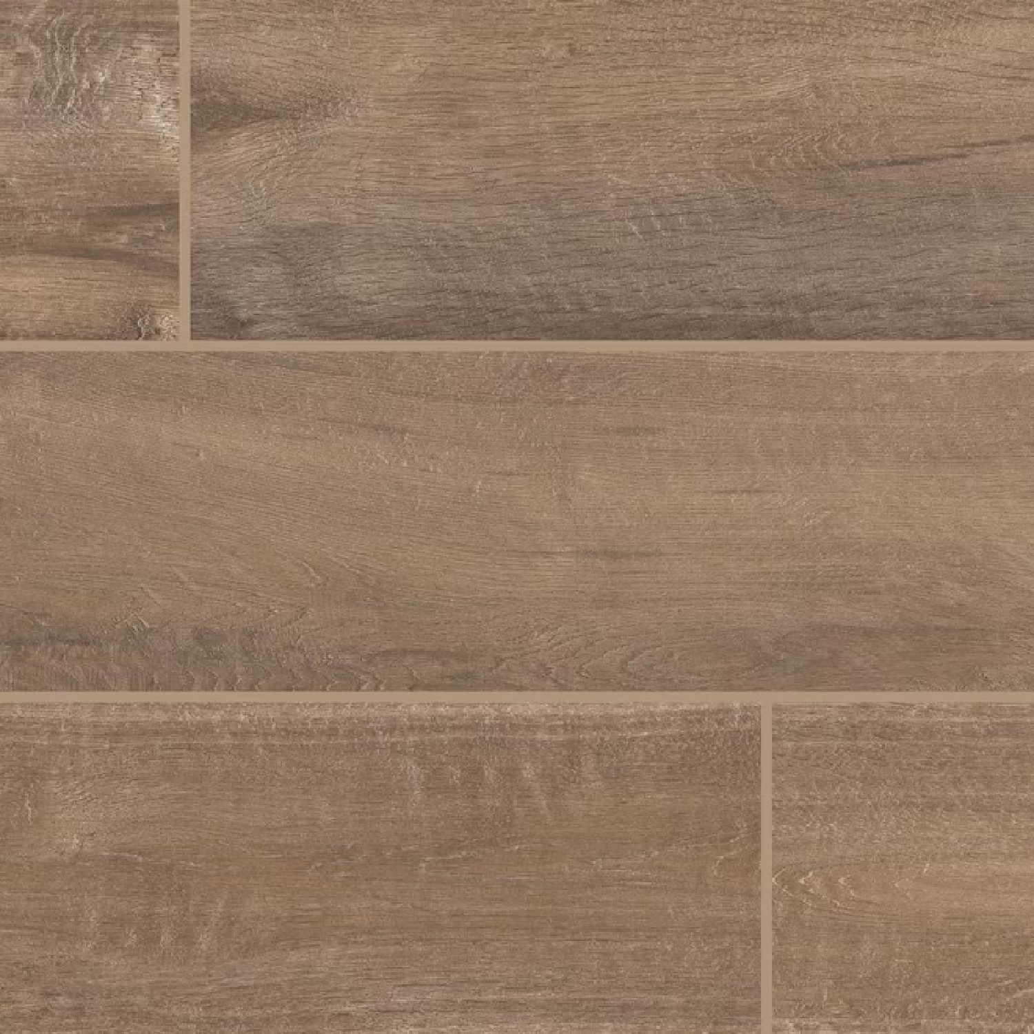 American Olean Pike Wood Brown 6-in x 36-in Glazed Porcelain Wood Look Floor and Wall Tile
