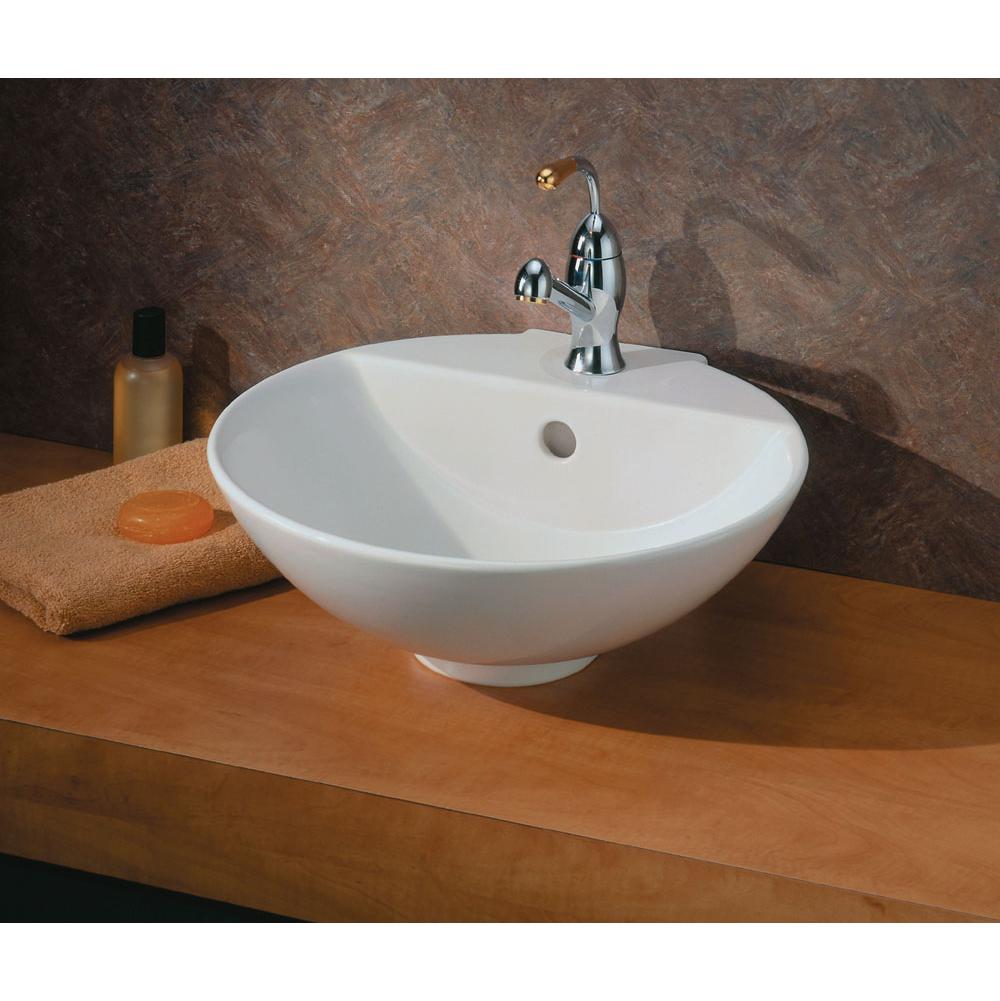 Cheviot 1225-WH-1 Round York Vessel Sink - White