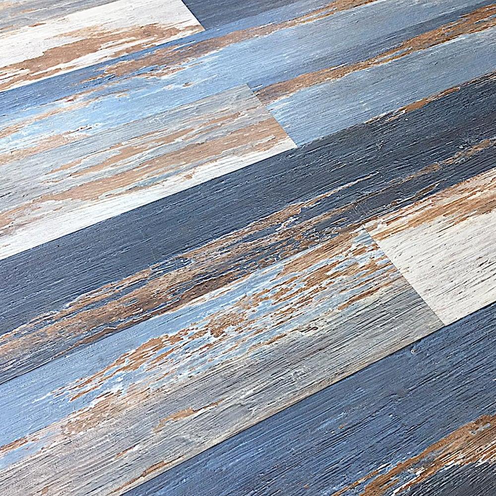Deco Products Colors Old Blue Sea High Variation 6-in Wide x 2-mm Thick Waterproof Luxury Vinyl Plank Flooring (30-sq ft)
