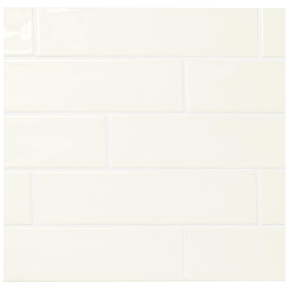 Marazzi LuxeCraft White 3 in. x 12 in. Glazed Ceramic Subway Wall Tile (12 sq. ft. / case)