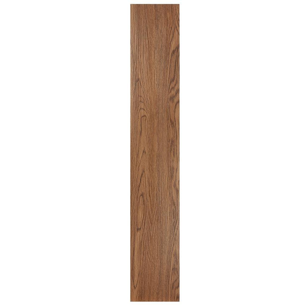 Achim Tivoli II Redwood 6-in Wide x 2-mm Thick Water Resistant Peel and Stick Vinyl Plank Flooring (15-sq ft)