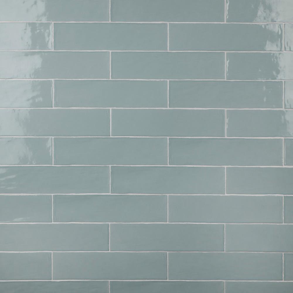 Merola Tile Chester Acqua 3 in. x 12 in. Ceramic Wall Subway Tile (5.93 sq. ft. / Case)