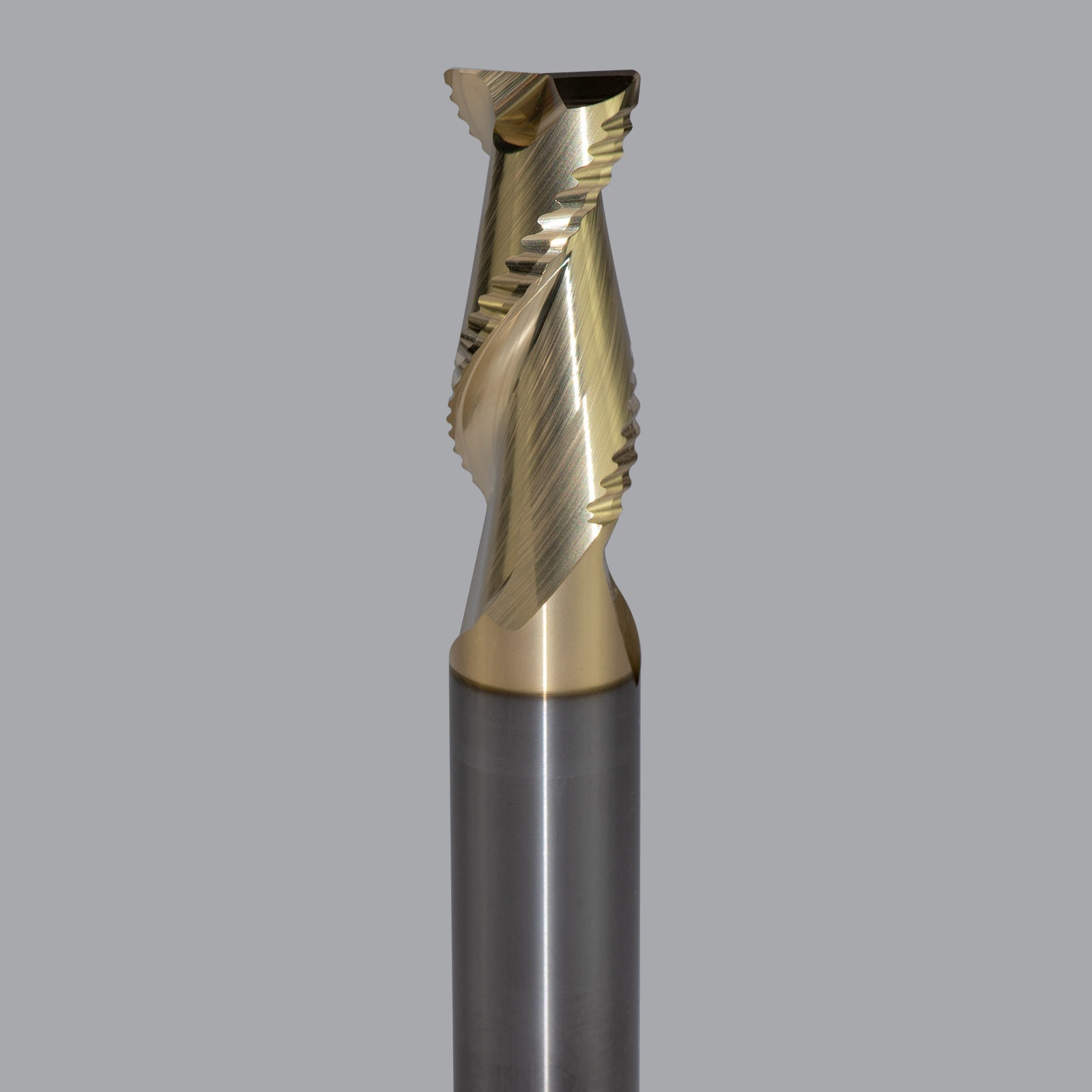 Onsrud AMC800269 Solid Carbide end mill 2FL 5/8 x 1-3/8 x 3-1/2 OAL 0.030 CR For ISO N Non-Ferrous, Aluminum, Brass, Bronze, Copper, 5/8 Shank, ZrN Coated