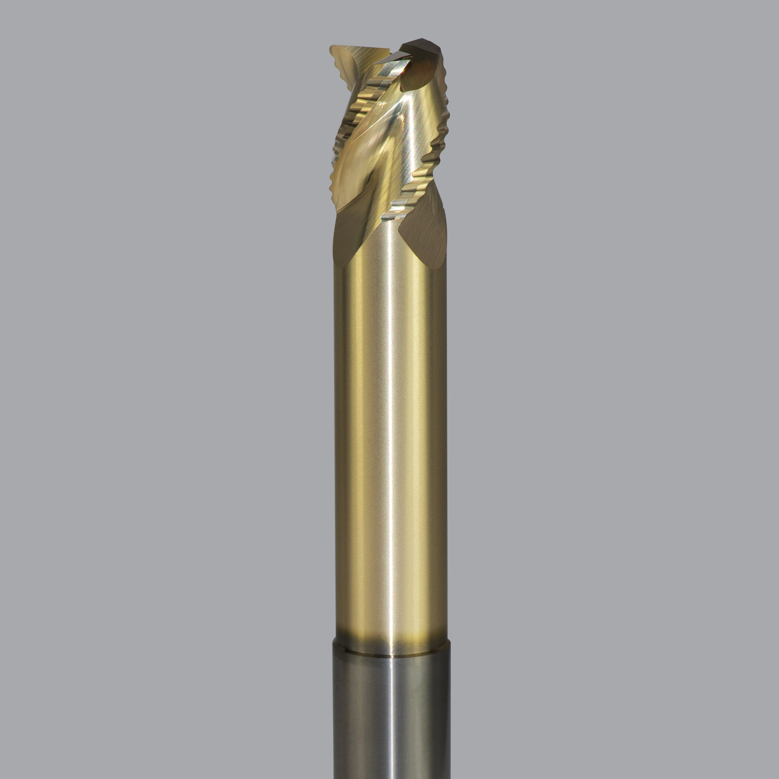 Onsrud AMC800423 Solid Carbide end mill 3FL 5/8 x 3/4 x 5 OAL 0.030 CR For ISO N Non-Ferrous, Aluminum, Brass, Bronze, Copper, 5/8 Shank, ZrN Coated