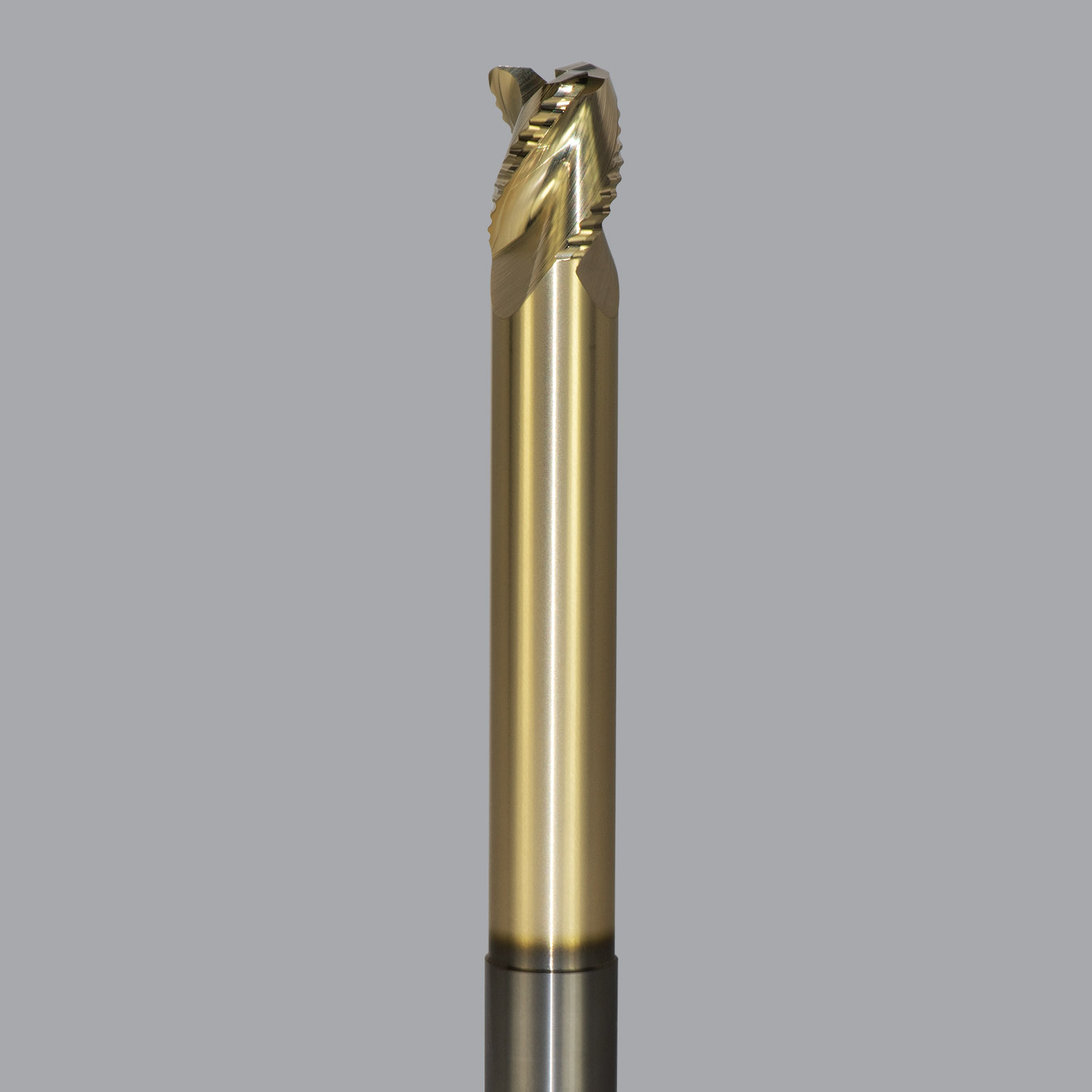 Onsrud AMC800429 Solid Carbide end mill 3FL 5/8 x 3/4 x 6 OAL 0.060 CR For ISO N Non-Ferrous, Aluminum, Brass, Bronze, Copper, 5/8 Shank, ZrN Coated