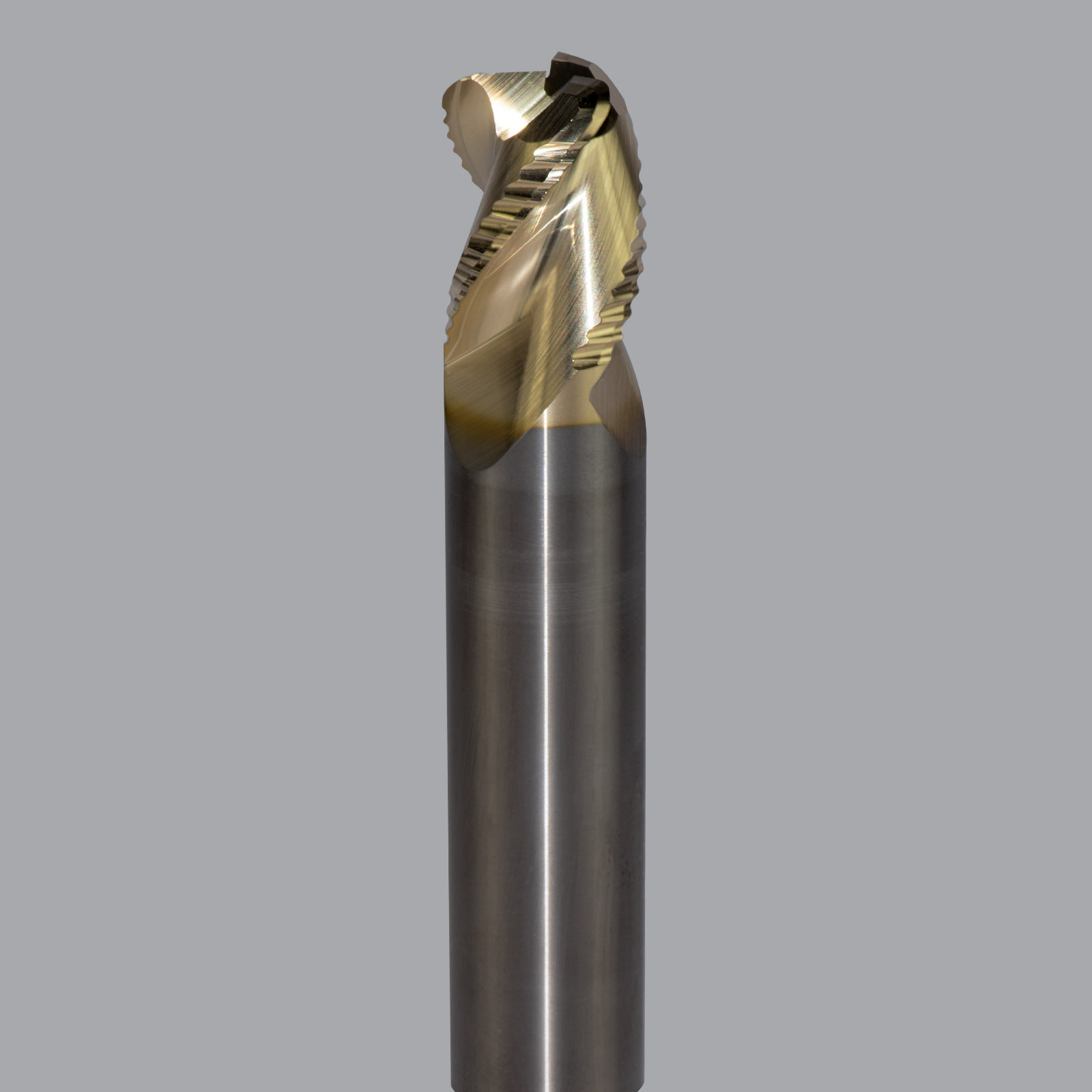 Onsrud AMC800431 Solid Carbide end mill 3FL 3/4 x 1/1 x 3 OAL 0.120 CR For ISO N Non-Ferrous, Aluminum, Brass, Bronze, Copper, 3/4 Shank, ZrN Coated