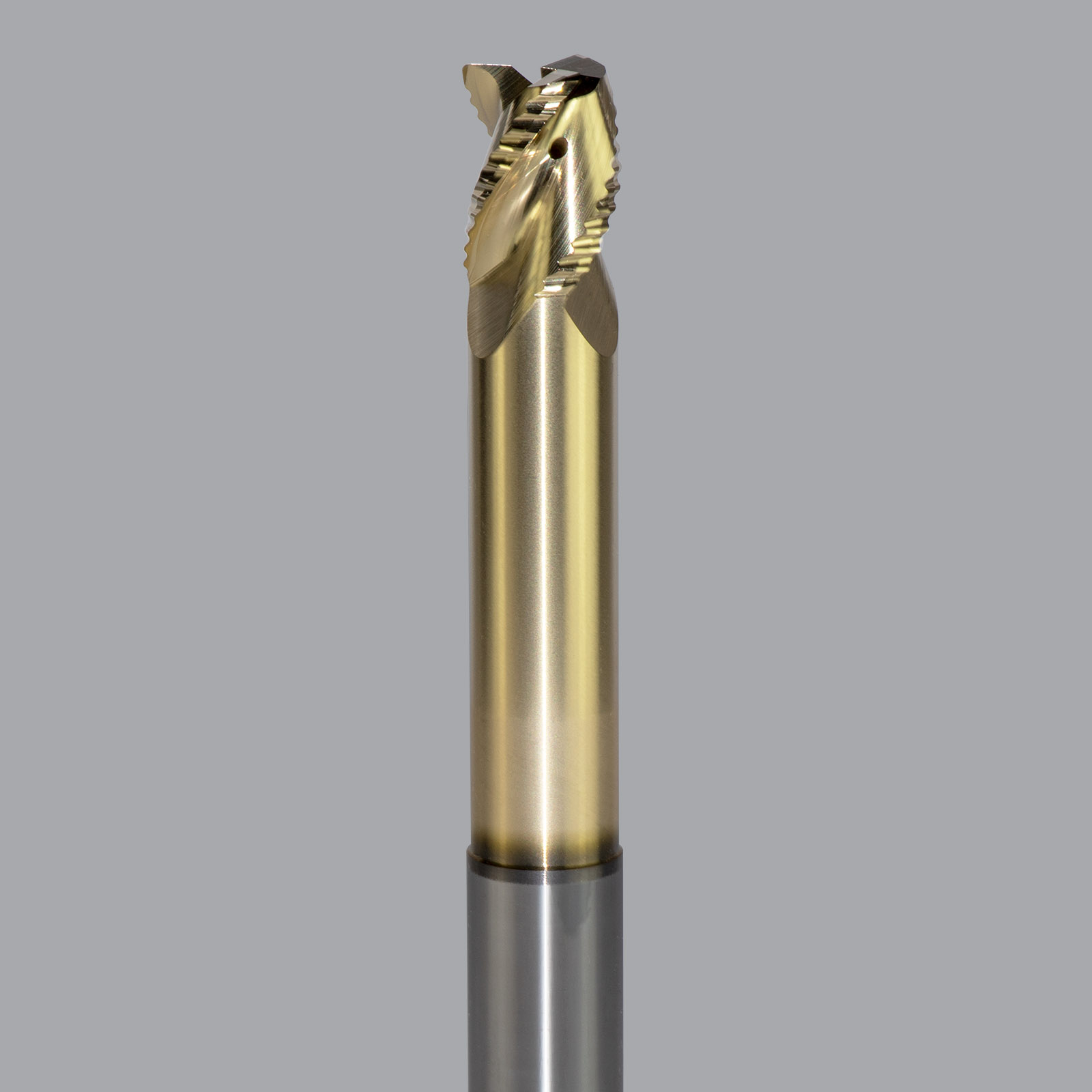 Onsrud AMC800495 Solid Carbide end mill 3FL 5/8 x 3/4 x 5 OAL 0.030 CR For ISO N Non-Ferrous, Aluminum, Brass, Bronze, Copper, 5/8 Shank, ZrN Coated