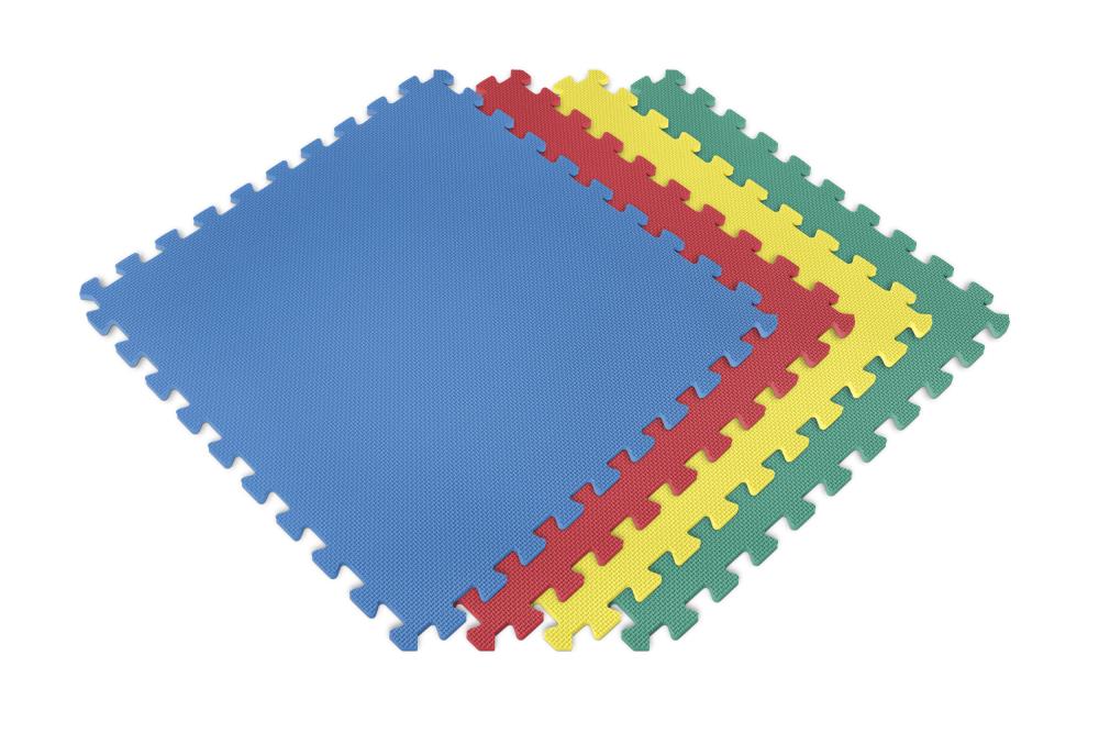 Norsk 24-in W x 24-in L x 0.47-in T Interlocking Foam Gym Floor Tile (16-sq ft) (4-Pack)