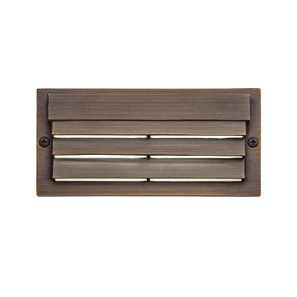 Kichler - 16171AZT27 - 2700K LED Louvered Surface Mount Step Light Textured Architectural Bronze