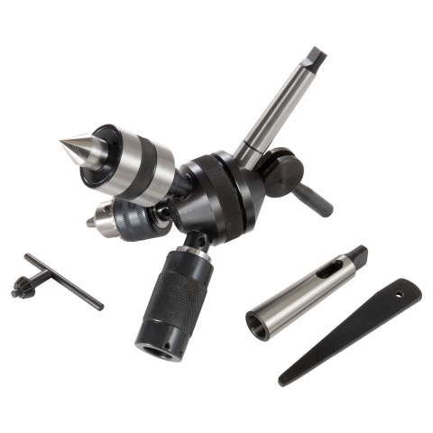 Turret Tool Holder, 2MT Tailstock, 3 Heads