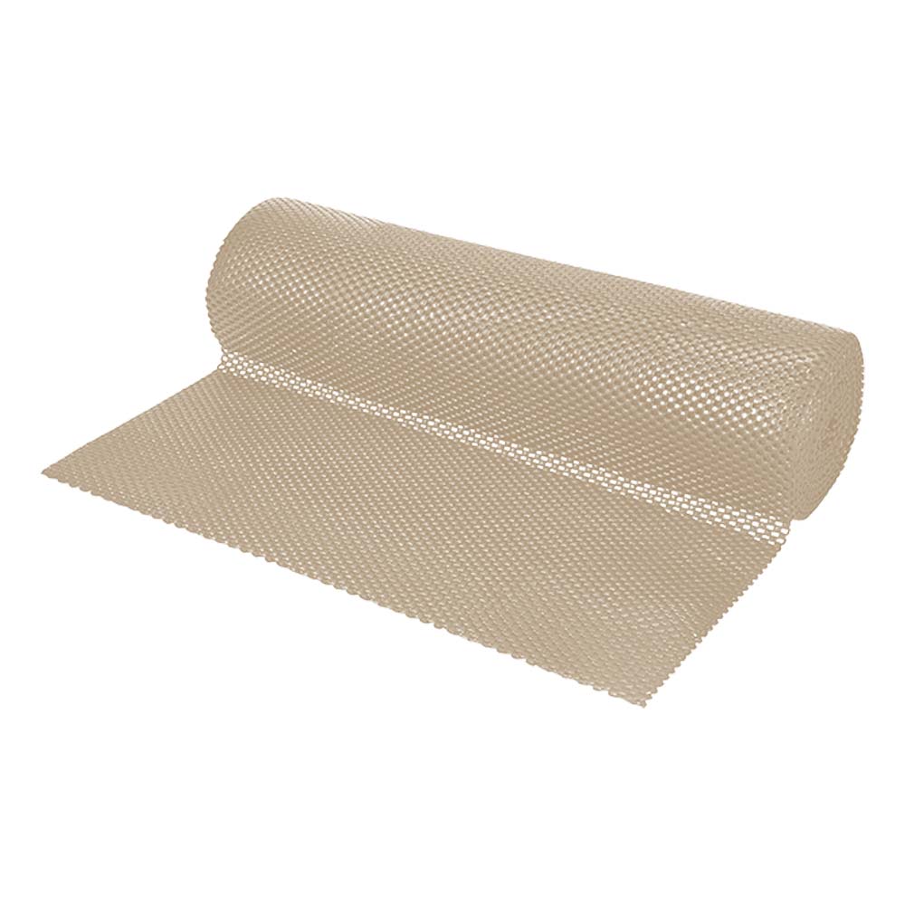 Non-Adhesive, Anti-Slip Mat Drawer / Shelf Liner 16â€ Wide x 7 Feet Beige Color