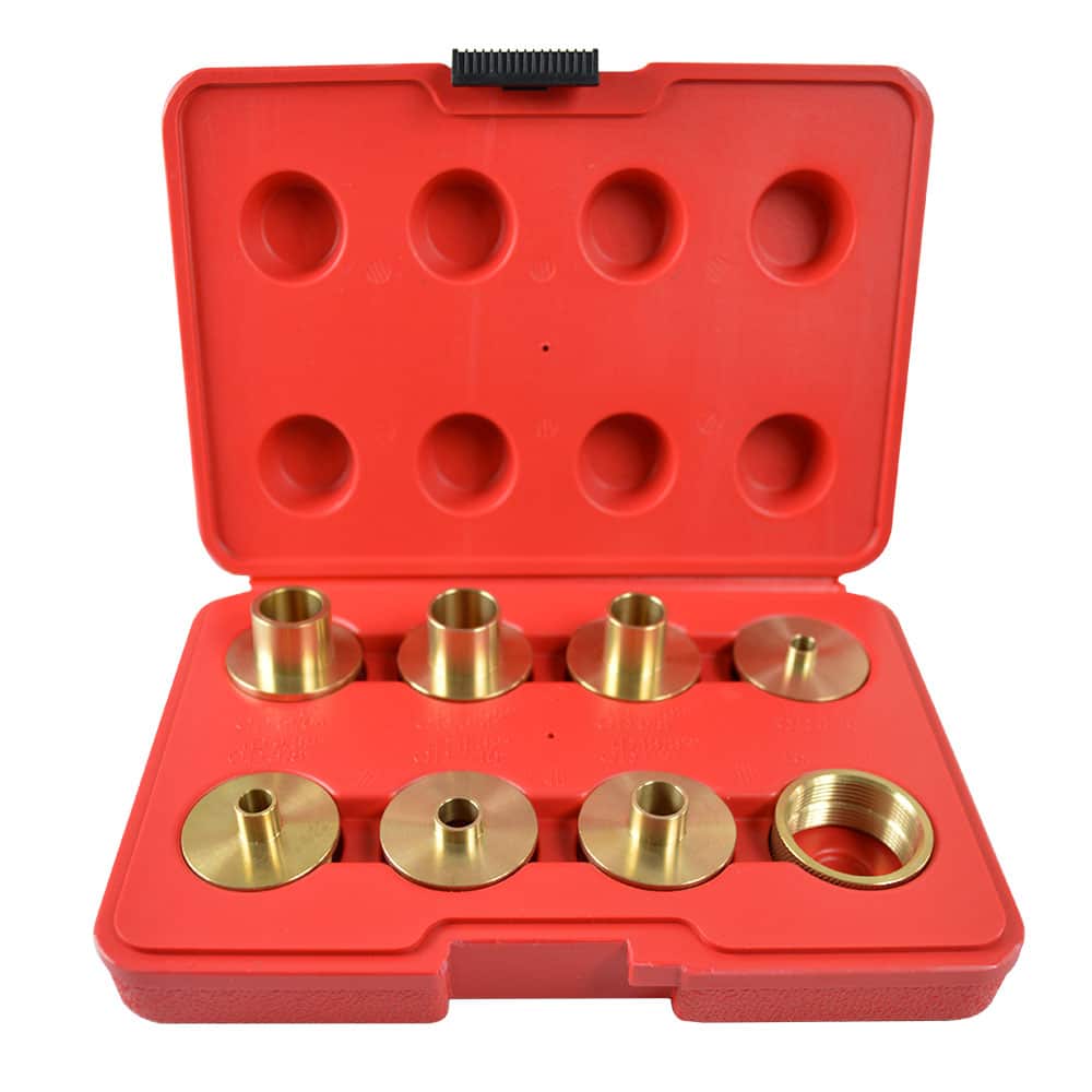 9 Pc Brass Router Bushing Set