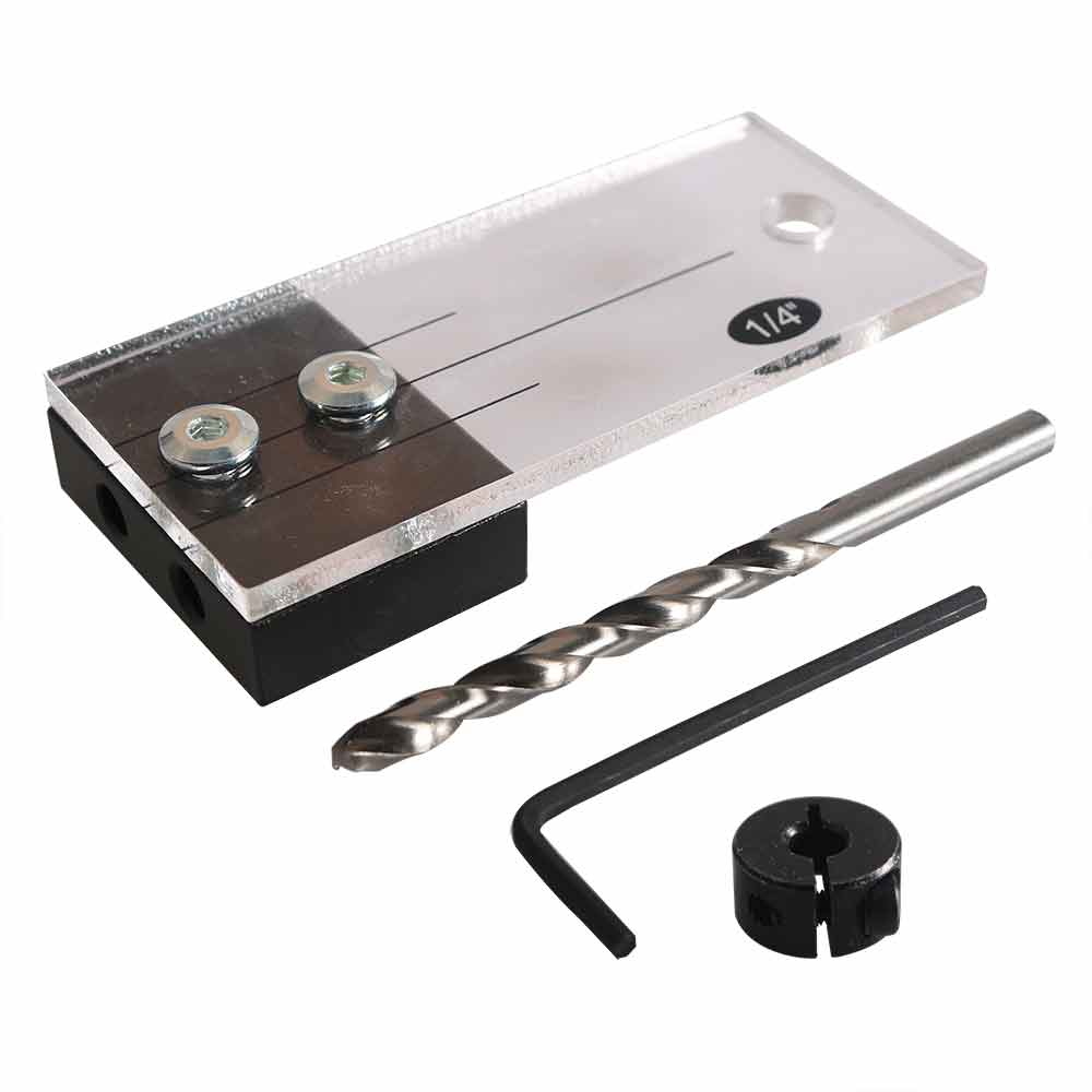 1/4 Inch Dowel Drilling Jig Kit