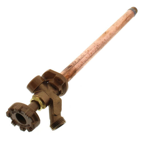 Woodford - Model 19 12", 1/2" MPT x Sweat Inlet Anti-Siphon Wall Faucet w/ Metal Handle