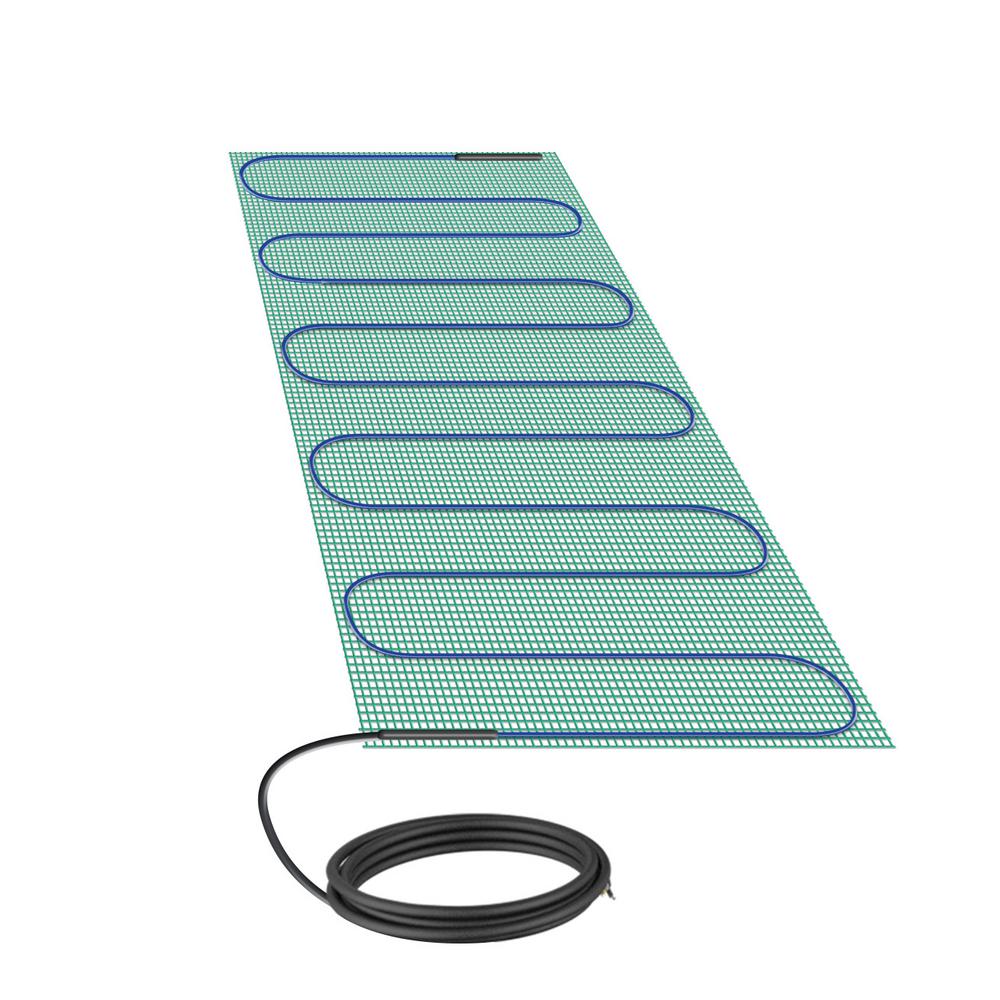 WarmlyYours TempZone 3 ft. x 32 in. 120-Volt Radiant Floor Heating Mat for Shower (Covers 8 sq. ft.)