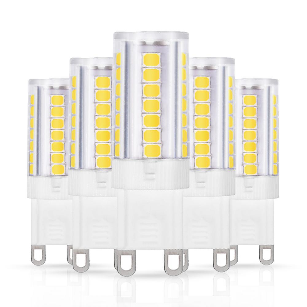 YANSUN 40-Watt Equivalent G9 LED Light Bulb in Cool White (5-Pack)