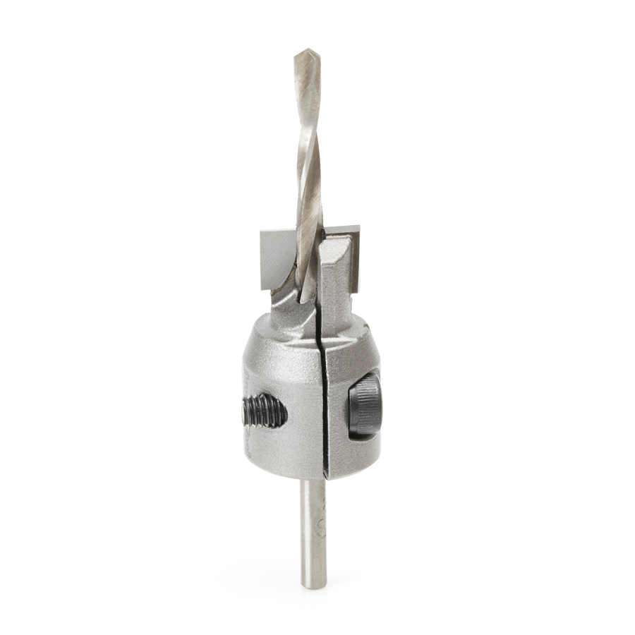 Amana 20204 Carbide Tipped Adjustable 29/64-5/8 Dia x 15/32 Cut Depth x 1/8-9/32 Inch Shank