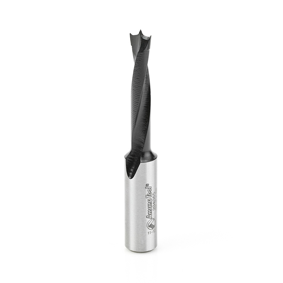 Amana 204065 Carbide Tipped Brad Point Boring Bit R/H 6.5mm Dia x 70mm Long x 10mm Shank