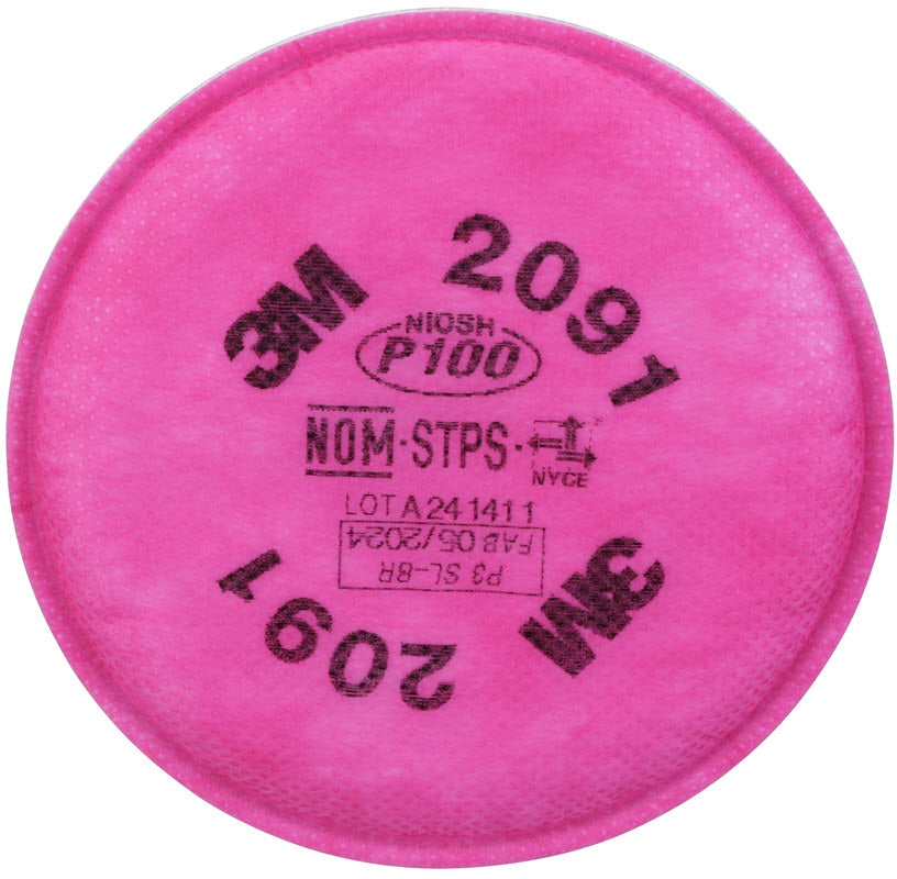 3M Particulate P100 Replacement Filter 2091