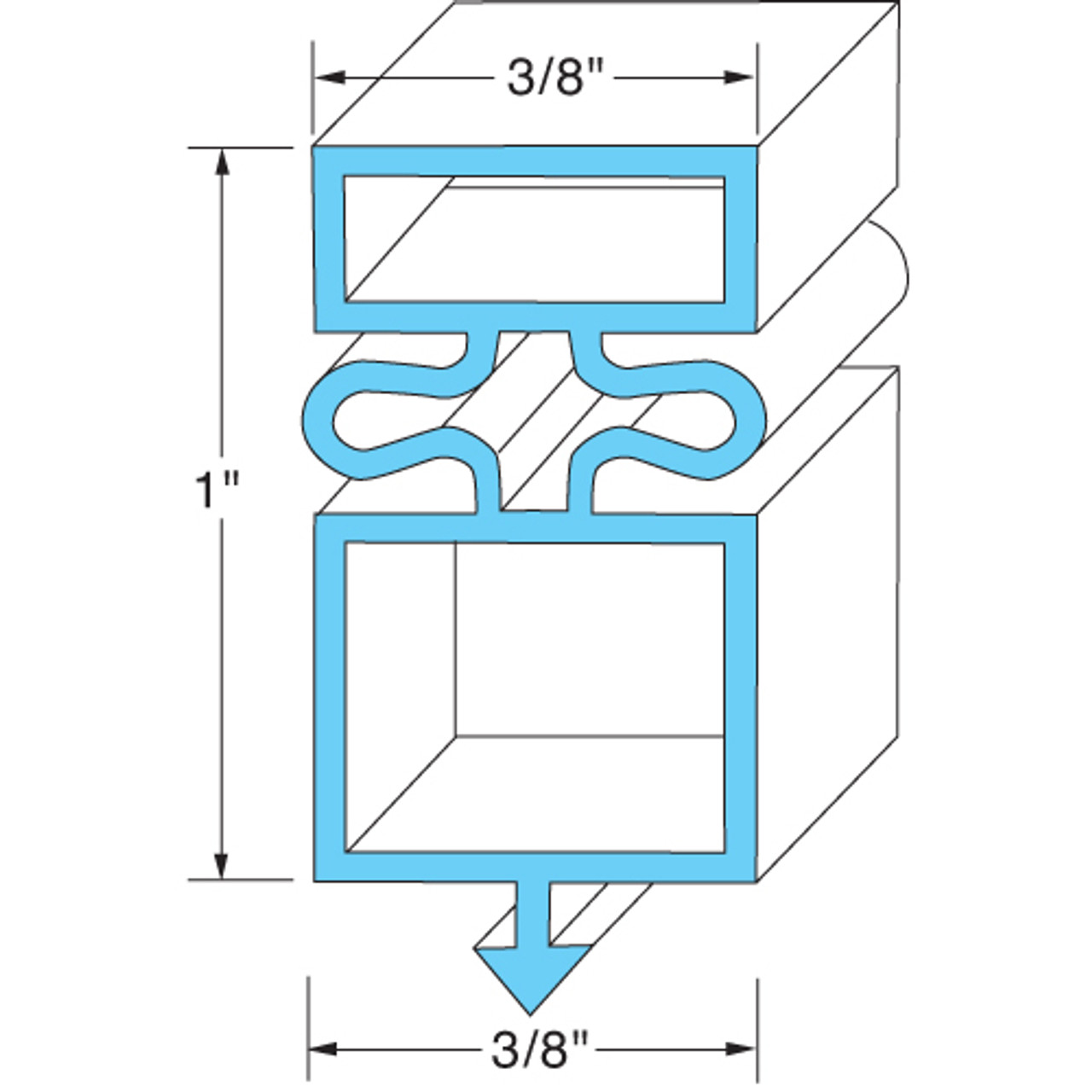 741349 - Mavrik - 31 in x 27 1/4 in Door Gasket