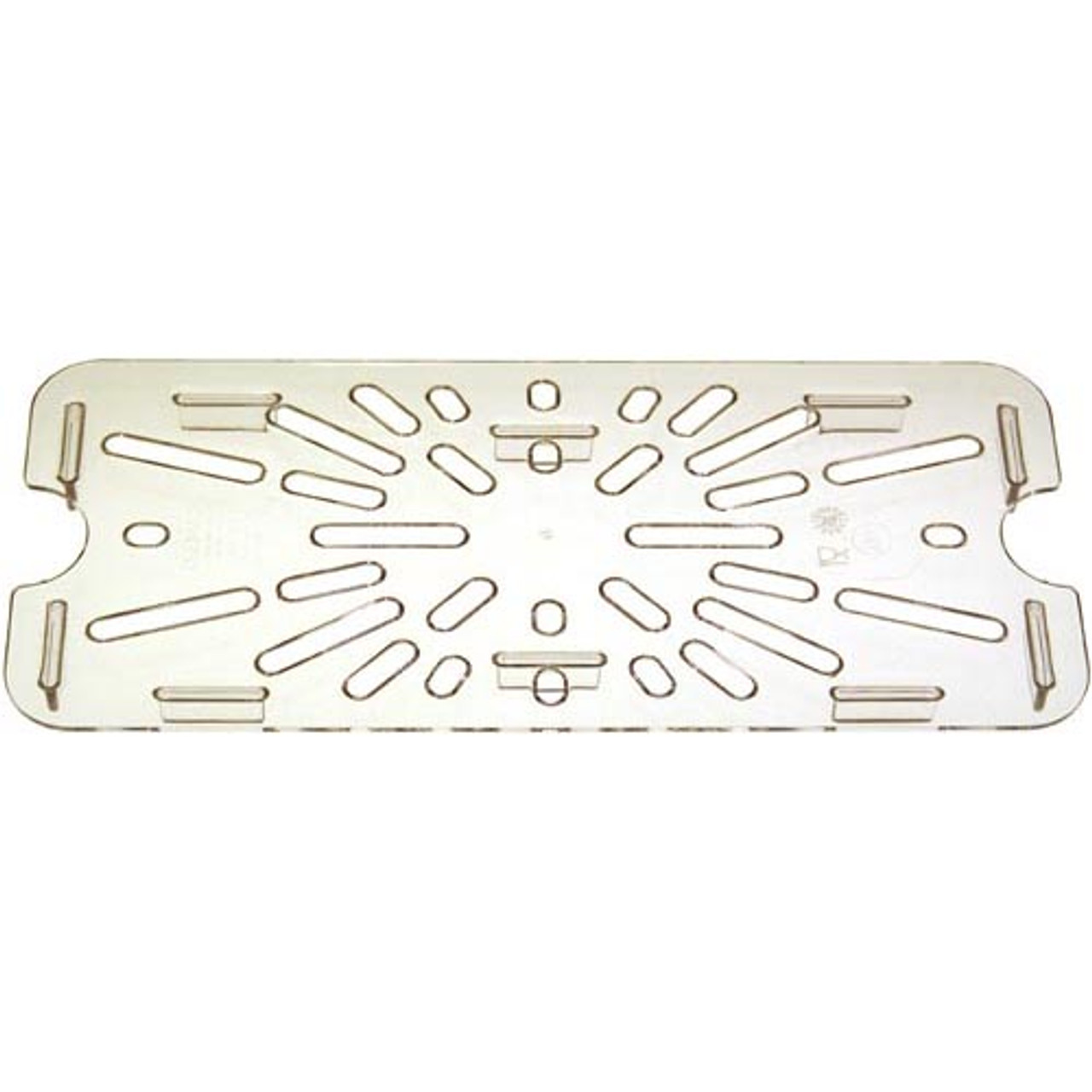 30CWD135 - Cambro - 1/3 Size Clear Camwear® Food Pan Drain Shelf