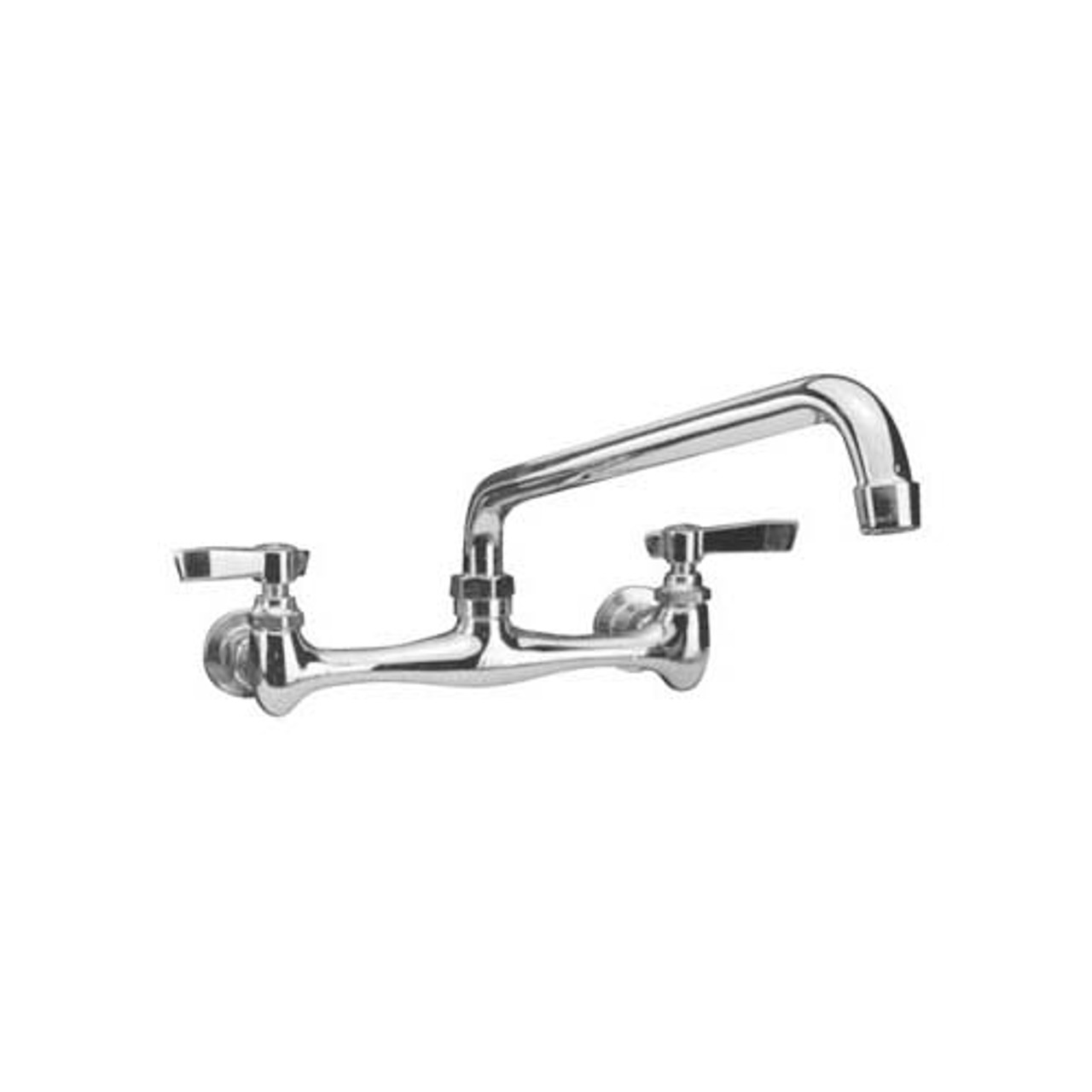 61077 - Fisher - 8 in Wall Mount Faucet w/ Swing Spout