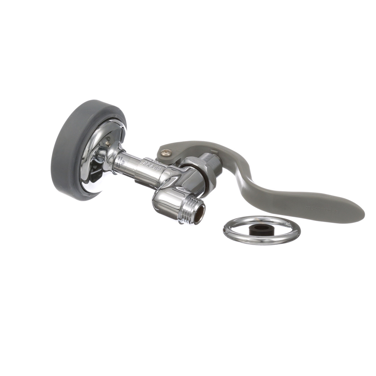 B-0107 - T&S Brass - Spray Valve with Gray Rubber Bumper