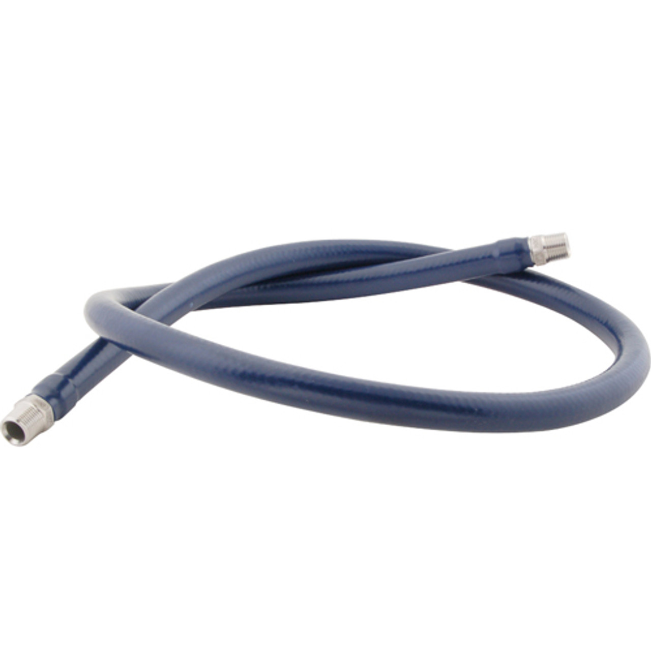 HW-2C-60 - T&S Brass - Water Hose 60 in long, 1/2 in NPT x 1/2 in NPT male fittings