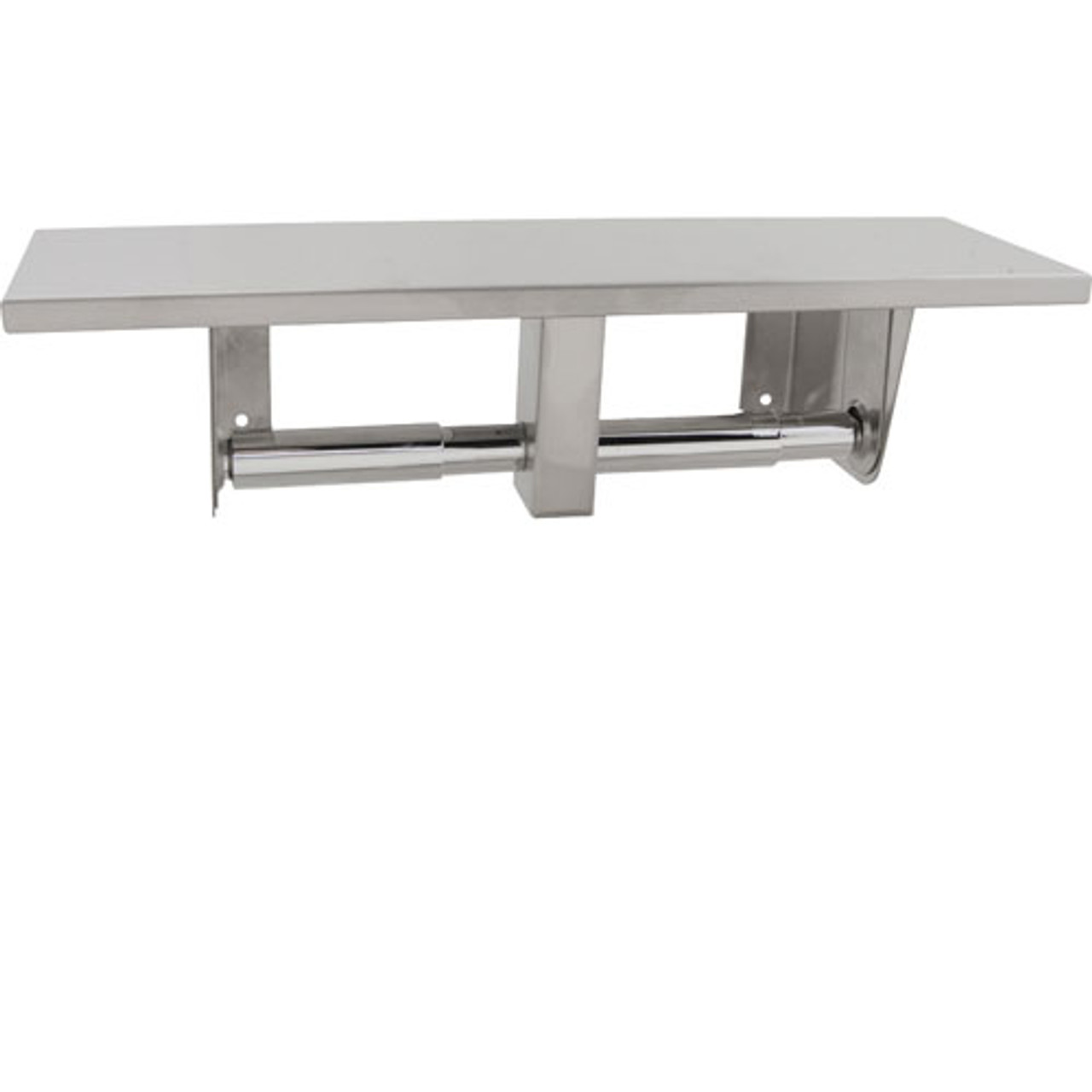 2840 - Bobrick - Surface-Mounted Double Toilet Tissue Dispenser with Shelf