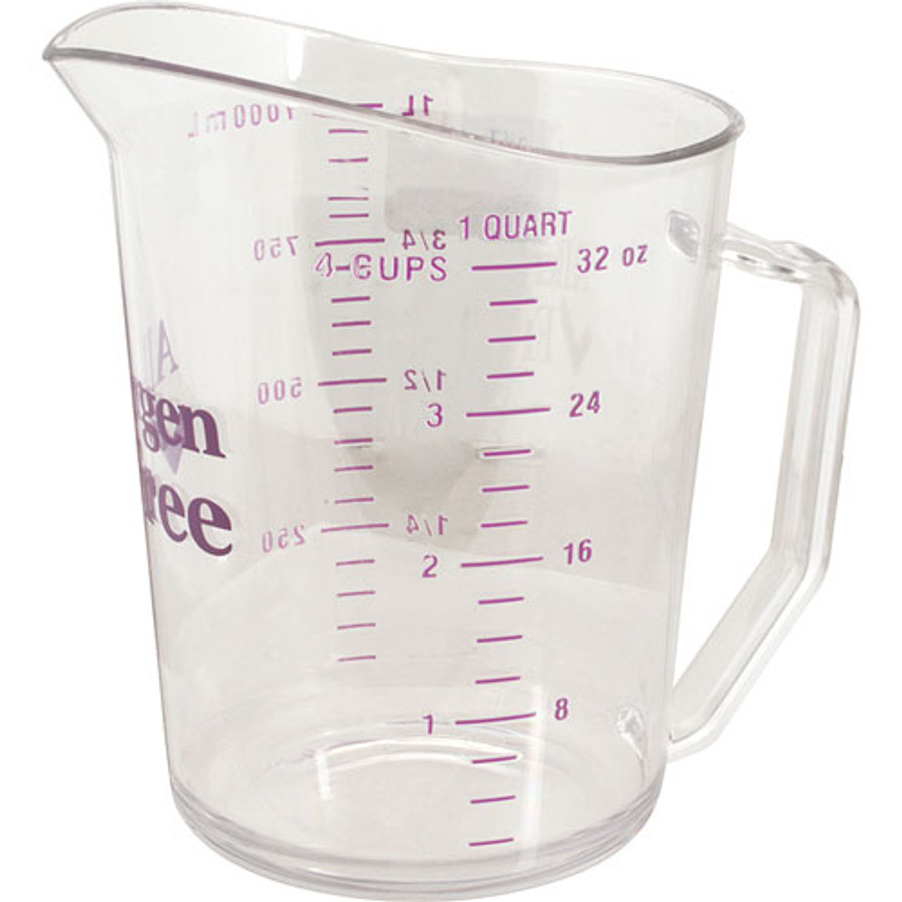 100MCCW441 - Cambro - 1 qt Allergen Free Measuring Cup