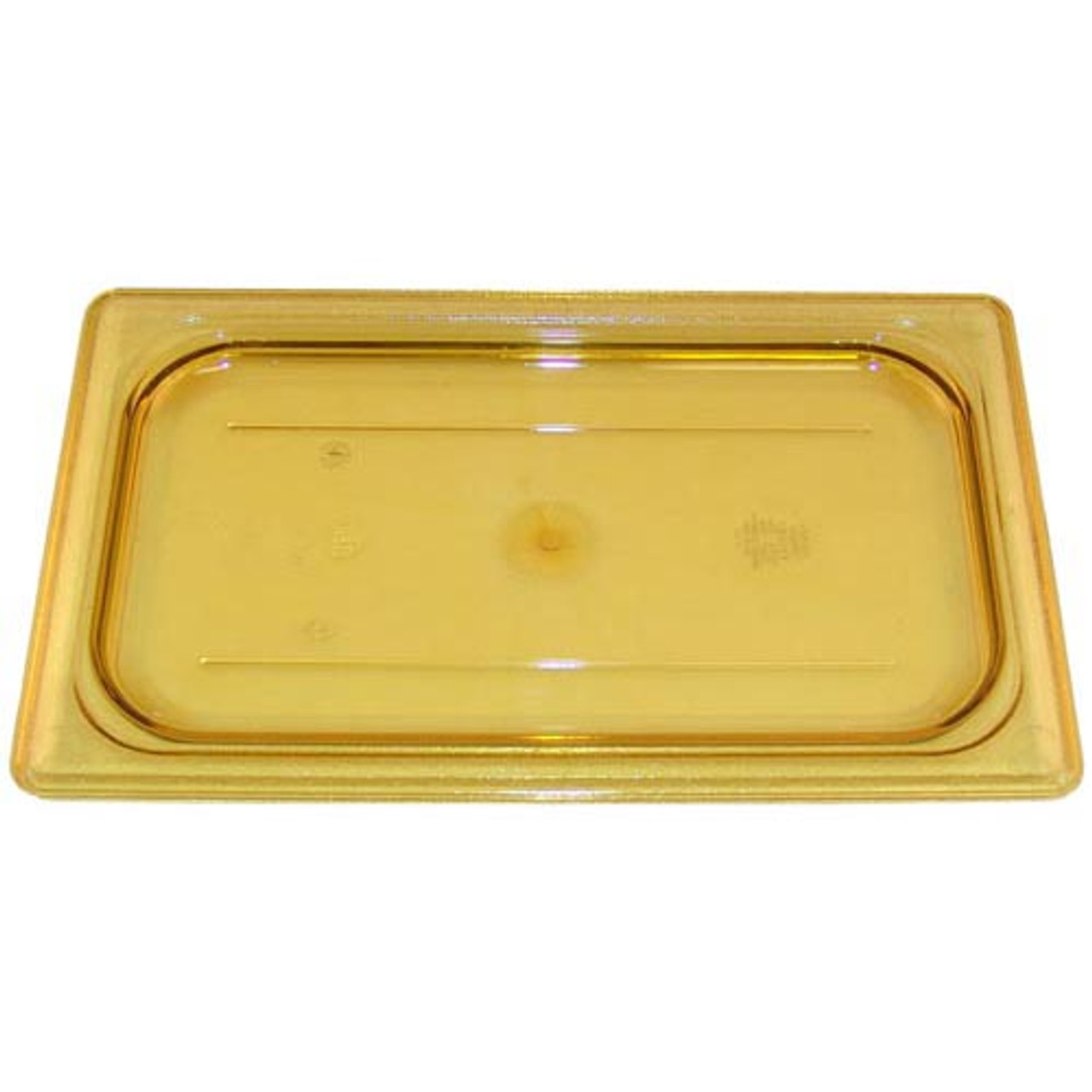 40HPC150 - Cambro - 1/4 Size Amber H-Pan™ High Heat Food Pan Cover