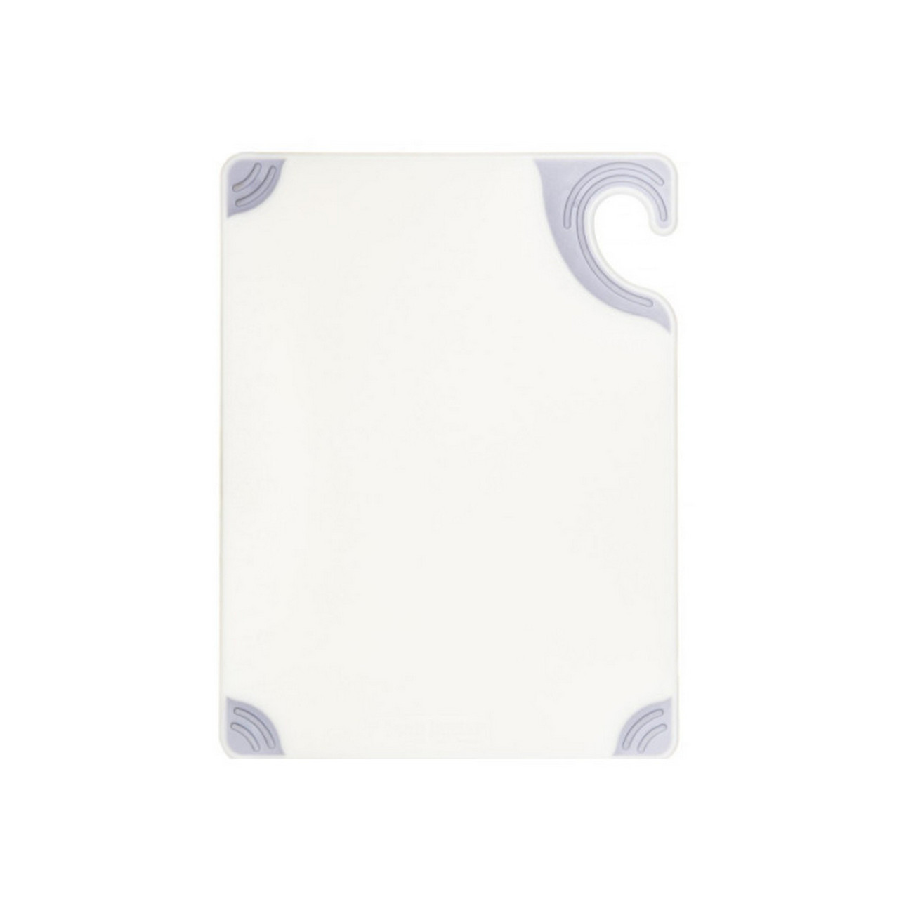 CBG152012WH - San Jamar - 15 in x 20 in x 1/2 in White Saf-T-Grip® Cutting Board