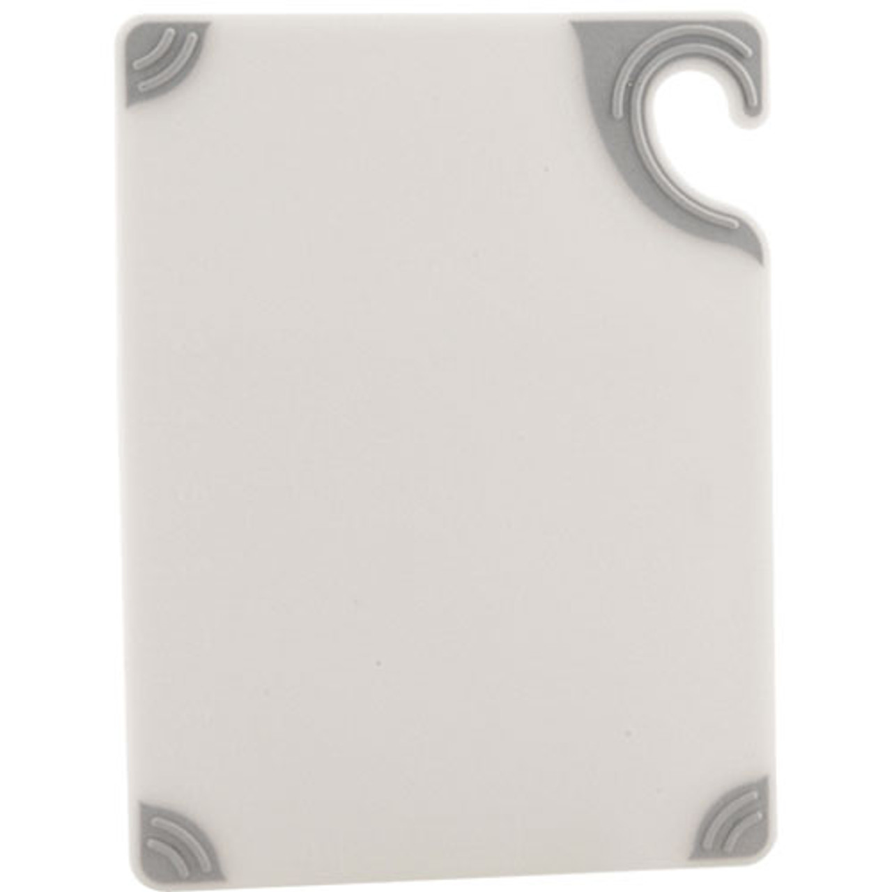 CBG912WH - San Jamar - 9 in x 12 in x 3/8 in White Saf-T-Grip® Cutting Board