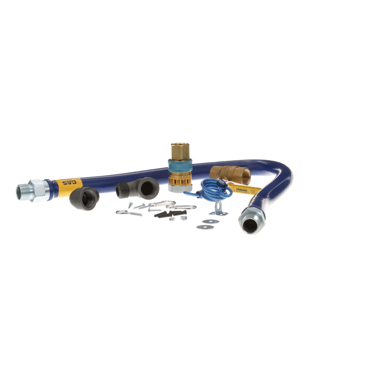 16100KIT48 - Dormont - 1 in x 48 in Blue Hose™ Deluxe Gas Hose Connector Kit