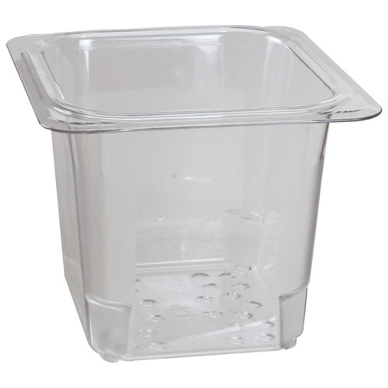 65CLRCW135 - Cambro - 1/6 Size 5 in Clear Camwear® Colander Food Pan