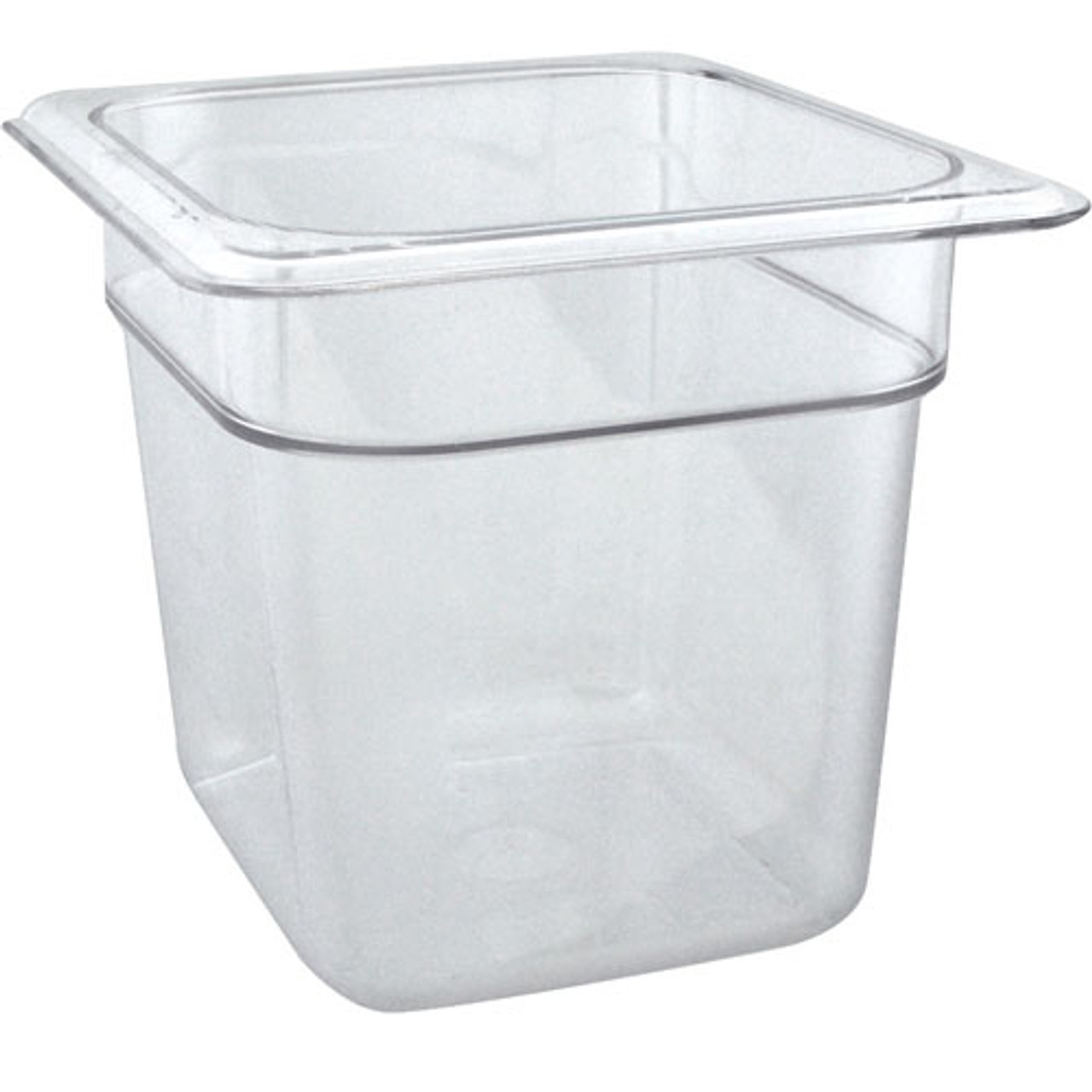 66CW135 - Cambro - 1/6 Size 6 in Clear Camwear® Food Pan